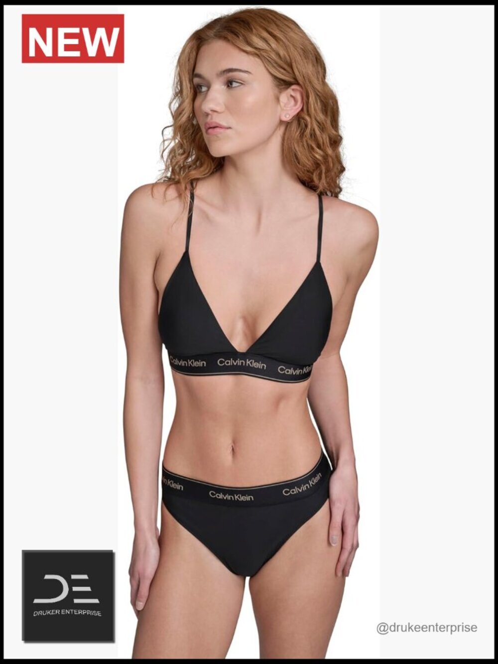 Nylon Blend Bikini Set with Removable Cups